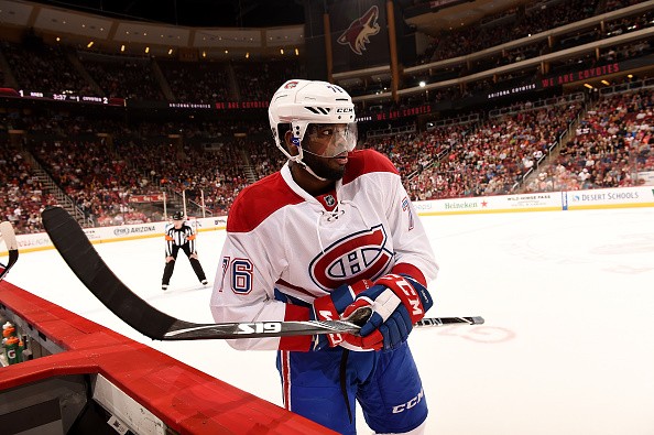 PK Subban #76 of the Montreal Canadiens 