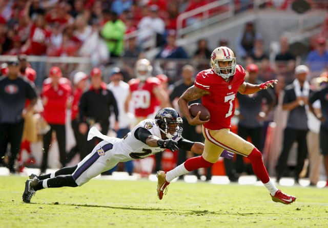 San Francisco 49ers quarterback Colin Kaepernick 