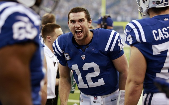 Indianapolis Colts quarterback Andrew Luck 
