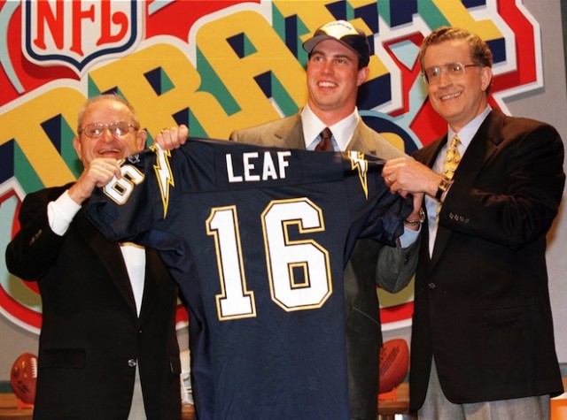 Former Washington State University quarterback Ryan Leaf 