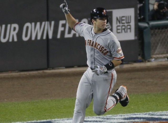 Buster Posey WS Home Run No. 1 Catcher in Baseball