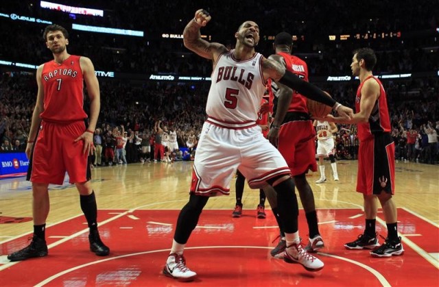Chicago Bulls' Carlos Boozer 