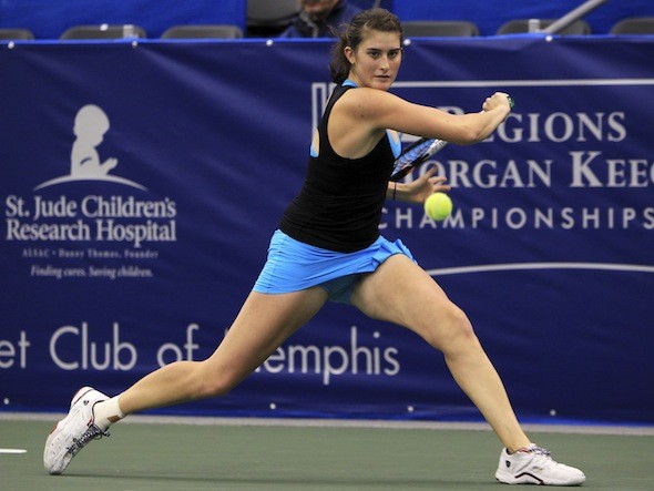 Canadian professional tennis player Rebecca Marino 