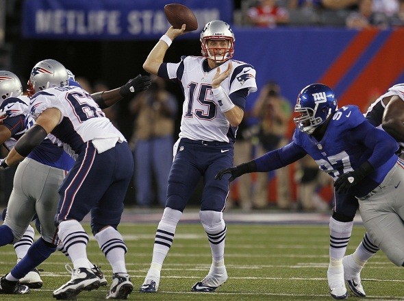 New England Patriots quarterback Ryan Mallett