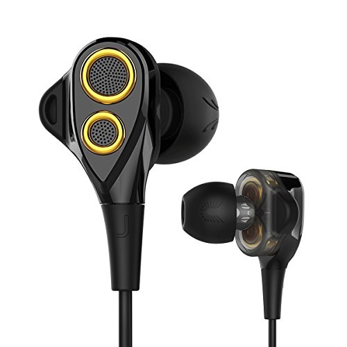 Which is the best earbuds with mic and bass on Amazon?
