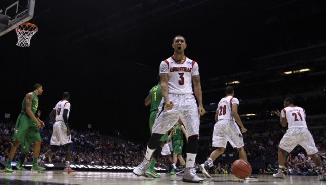 NCAA Basketball Tournament Final Score: 77-69 Louisville Defeats Oregon