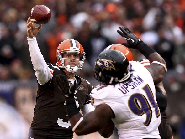 Cleveland Browns quarterback Brandon Weeden
