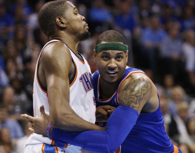 NBA Scoring Leader Carmelo Anthony vs. Kevin Durant 